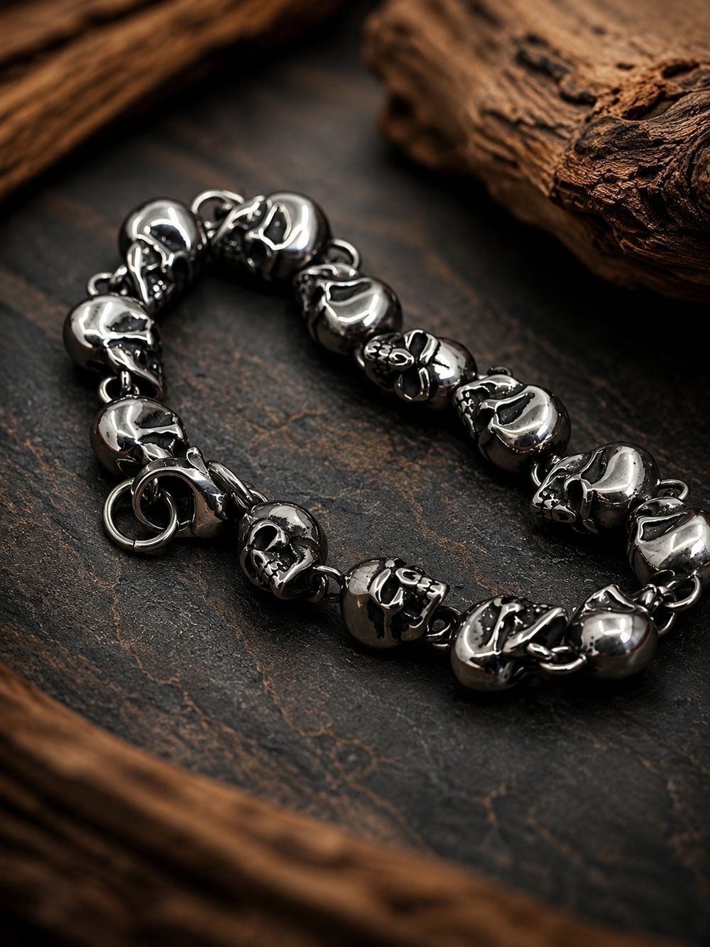 Skull Link Bracelet